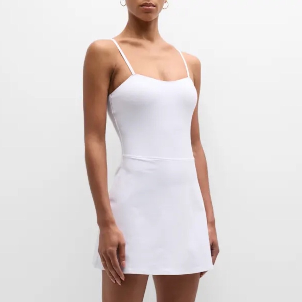 Alo Yoga Alosoft Courtside Tennis Dress White L
